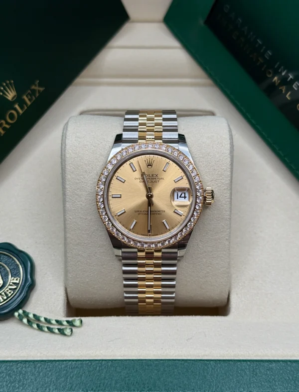 RLX Datejust m278383-0013/0014 31mm Champagne Dial Oyster Bracelet