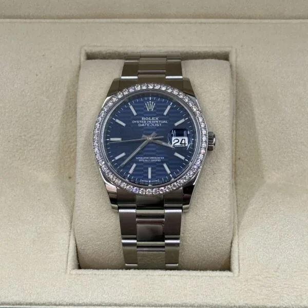 RLX Datejust 36mm 126284 Blue Dial Jubilee Bracelet