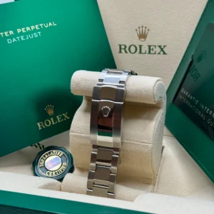RLX Datejust 41mm 126300 Blue Roman Oyster Stainless Steel Watch