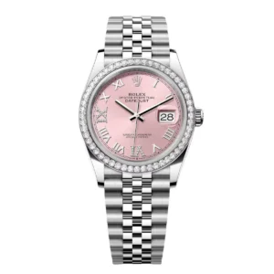 RLX Datejust 36mm 126284 Pink Dial Jubilee Bracelet
