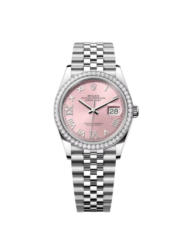 RLX Datejust 36mm 126284 Pink Dial Jubilee Bracelet