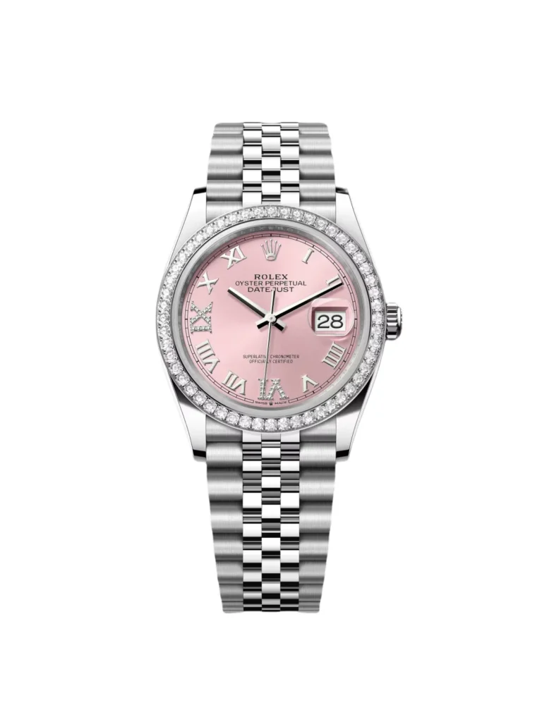 RLX Datejust 36mm 126284 Pink Dial Jubilee Bracelet