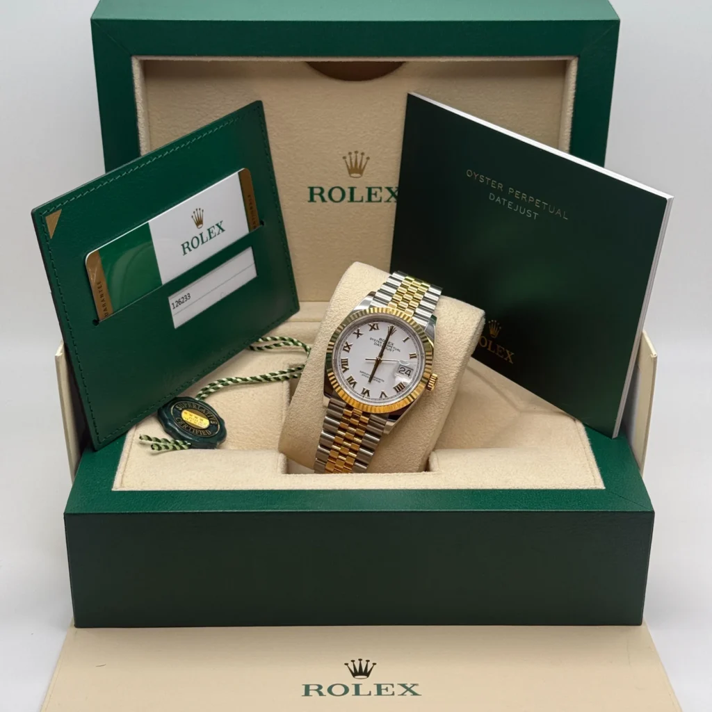 RLX Datejust 36mm 126233 White Dial Oyster Bracelet Watch