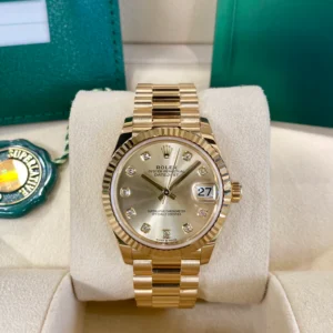 RLX Datejust m278278-0009 Champagne 31mm Dial President Bracelet Watch