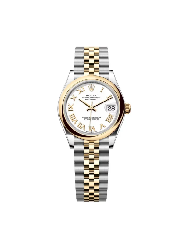 RLX Datejust m278343-0001/0002 White Dial Yellow Rolesor Oyster Watch