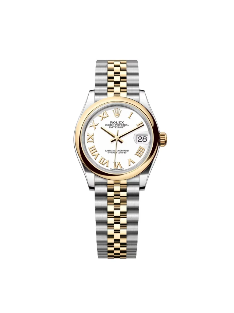 RLX Datejust m278343-0001/0002 White Dial Yellow Rolesor Oyster Watch