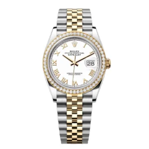 RLX Datejust 36mm 126283 White Dial Jubilee Bracelet Watch