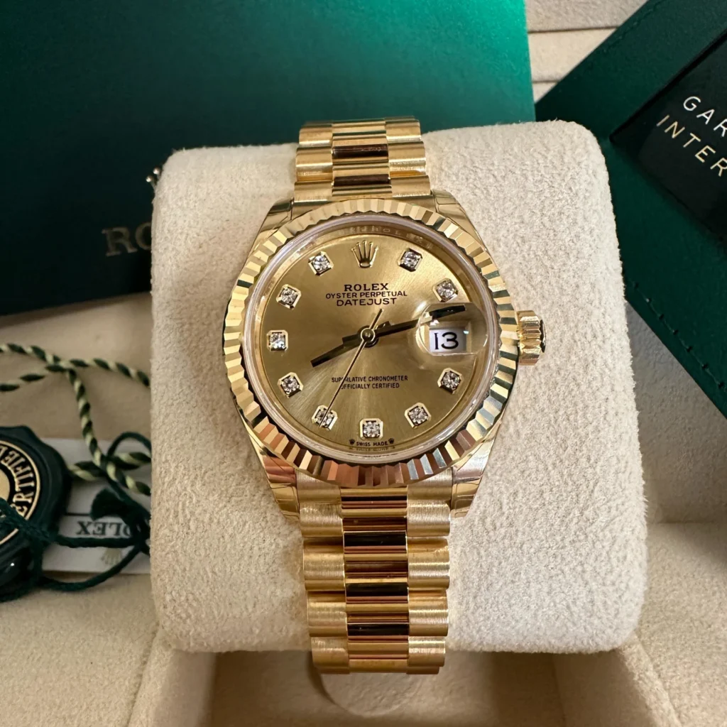 RLX Lady-Datejust 31mm 279178 Champagne Diamonds Dial