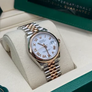 RLX Datejust m278241-0001/0002 White 31mm Dial Oyster Bracelet Watch