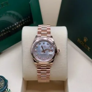 RLX Lady-Datejust 31mm 279175 Mother-of-Pearl Dial President Everose Gold