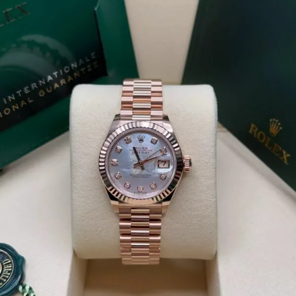 RLX Lady-Datejust 31mm 279175 Mother-of-Pearl Dial President Everose Gold