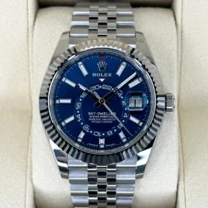 RLX Sky-Dweller 42mm 336934-0005/0006 Stainless Steel Blue Dial Jubilee