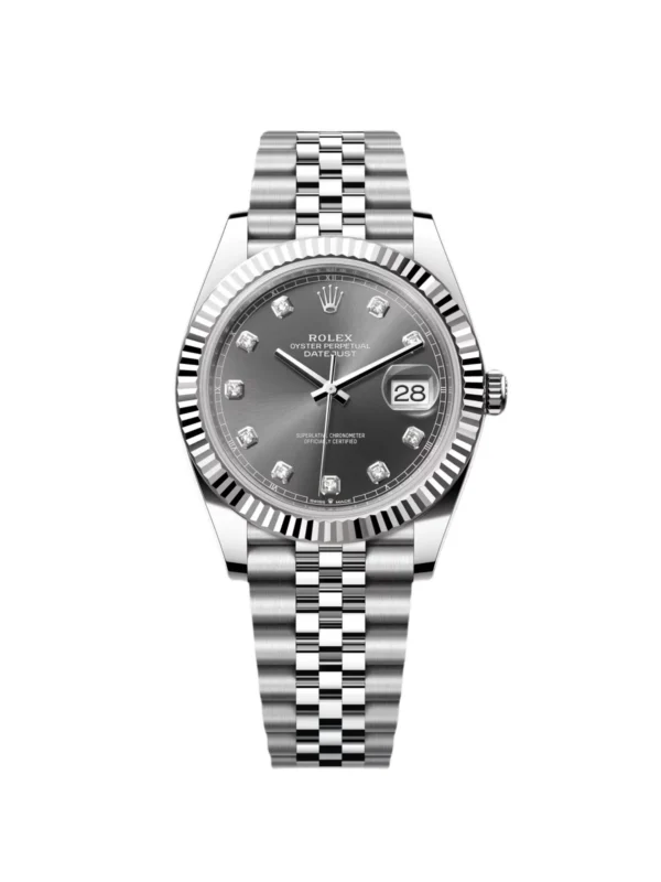 RLX Datejust 41mm 126334 Slate Diamond Jubilee Stainless Steel