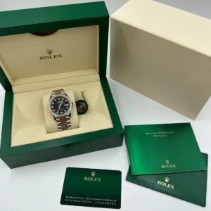 RLX Datejust 36mm 126281 Black Dial Jubilee Bracelet