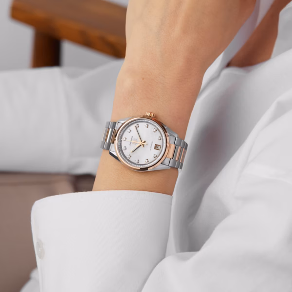 TAG Heuer Carrera Date 36mm Ladies Watch Mother Of Pearl Diamond WBN2351.BD0000