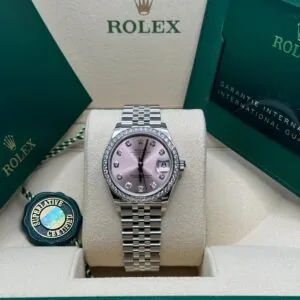 RLX Lady-Datejust 31mm 279384RBR Pink Dial Oyster Bracelet