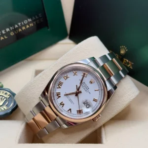 RLX Datejust 36mm 126201 White Dial Oyster Bracelet Watch