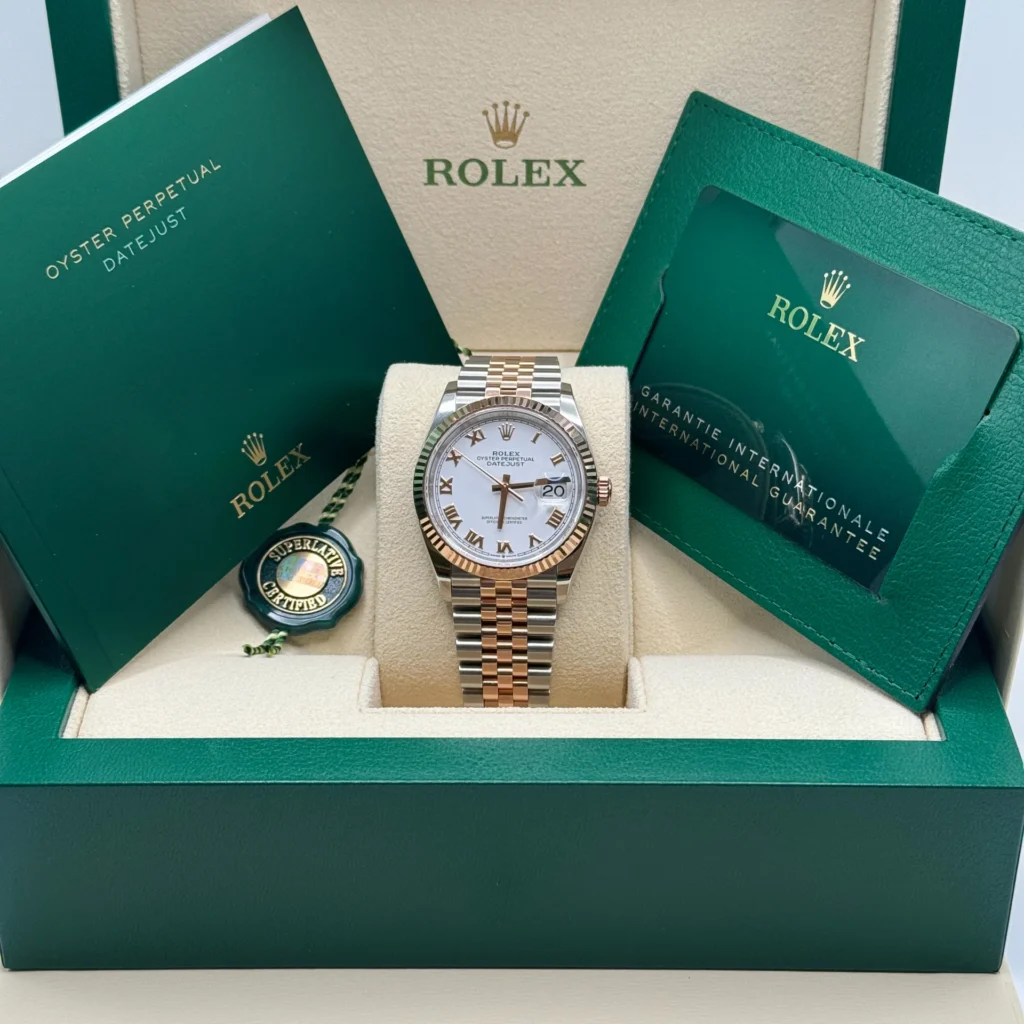 RLX Datejust 36mm 126231 White Dial Oyster Bracelet