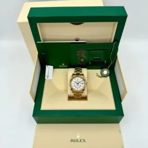 RLX Sky-Dweller 42mm 336938-0003/0006 Yellow Gold White Dial Jubilee