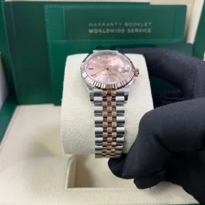 RLX Lady-Datejust 31mm 279171 Sundust Index Oyster Stainless Steel and Rose Gold