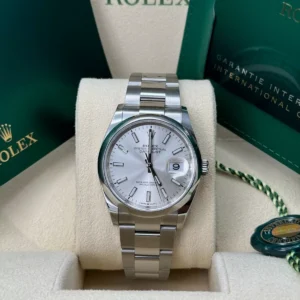 RLX Datejust 36mm 126200 Oyster Perpetual Silver Dial Jubilee Stainless Steel