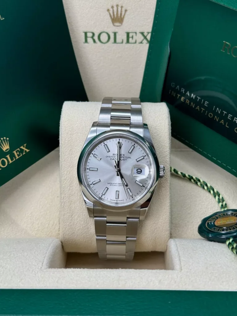 RLX Datejust 36mm 126200 Oyster Perpetual Silver Dial Jubilee Stainless Steel