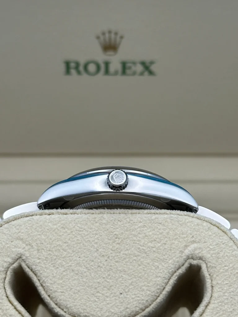 RLX Oyster Perpetual 34mm 124200 Blue Dial Oyster Stainless Steel Bracelet