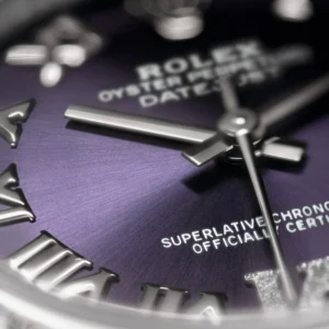 RLX Datejust m278384RBR-0029/0030 Aubergine 31mm Dial Jubilee Watch