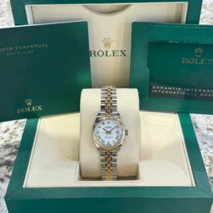 RLX Lady-Datejust 31mm 279163 White Roman Dial Oyster Bracelet