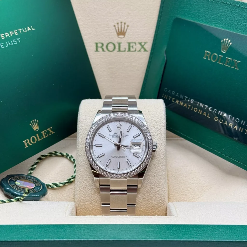 RLX Datejust 36mm 126284 Silver Dial Watch