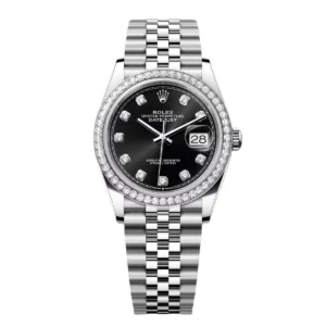 RLX Datejust 36mm 126284 Black Dial Jubilee bracelet