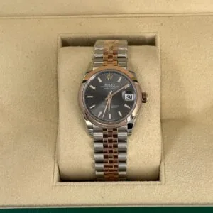 RLX Datejust m278241-0017/0018 Slate 31mm Dial Oyster Bracelet Watch