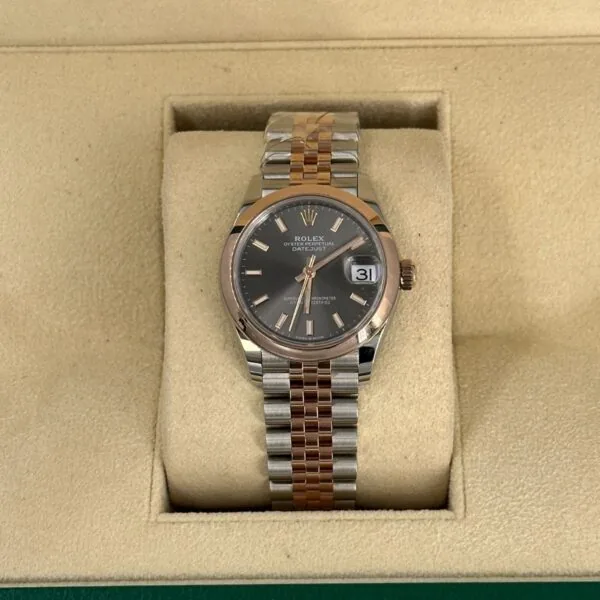 RLX Datejust m278241-0017/0018 Slate 31mm Dial Oyster Bracelet Watch