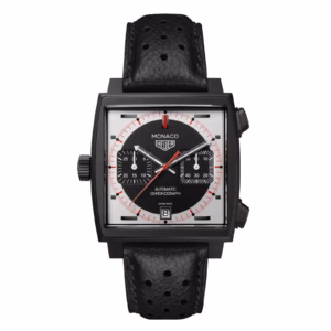 TAG Heuer Monaco Chronograph Stopwatch 39mm Limited Edition Mens Watch Black CAW218F.FC6356