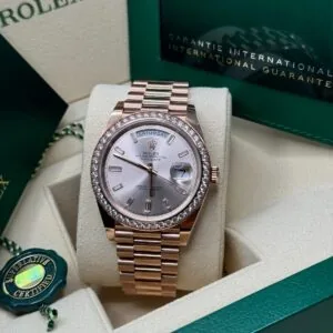 RLX Day-Date 40mm Sundust Diamonds Dial 228345rbr-0007