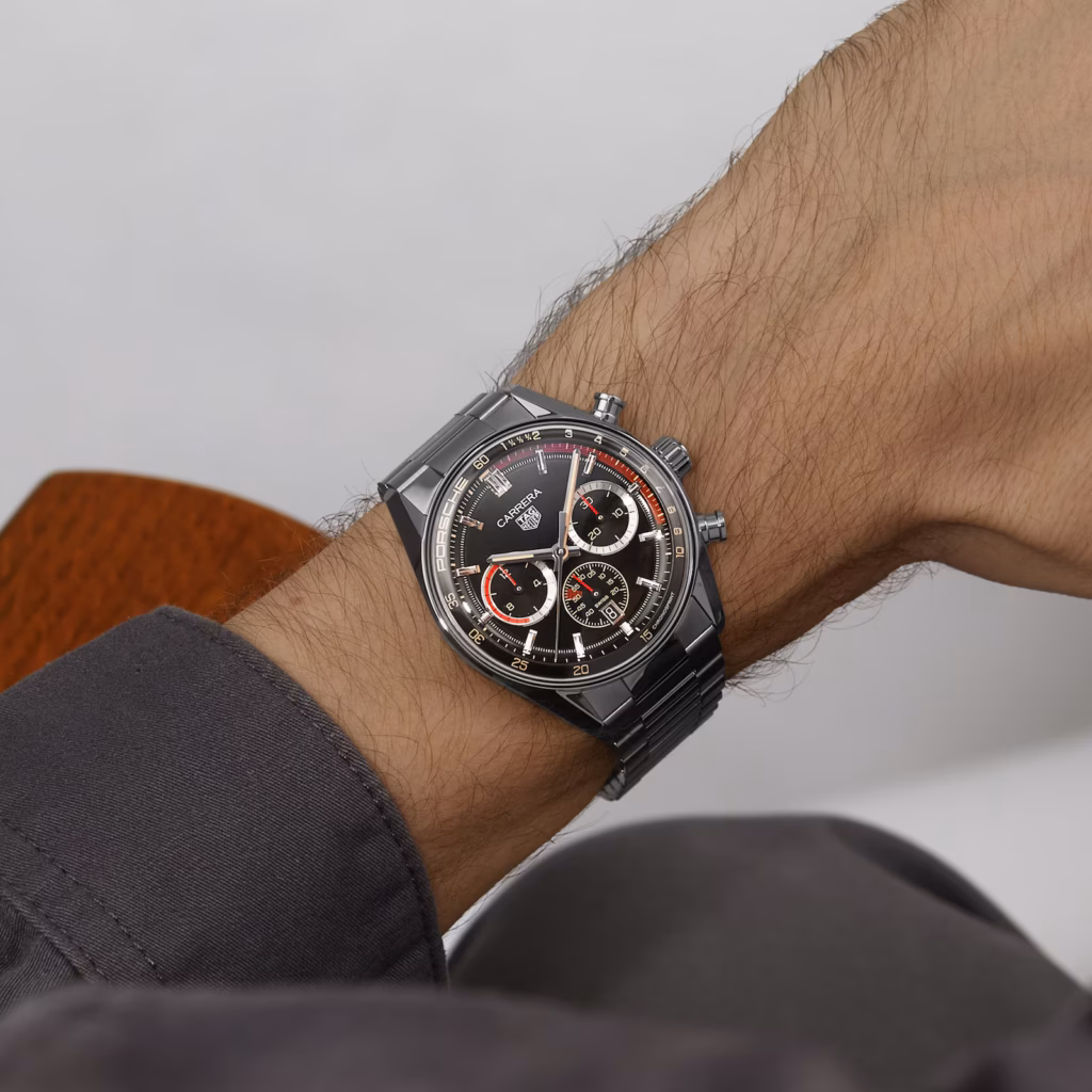 TAG Heuer Carrera Chronosprint X Porsche Rallye 42mm Mens Watch CBS2015.EB0381