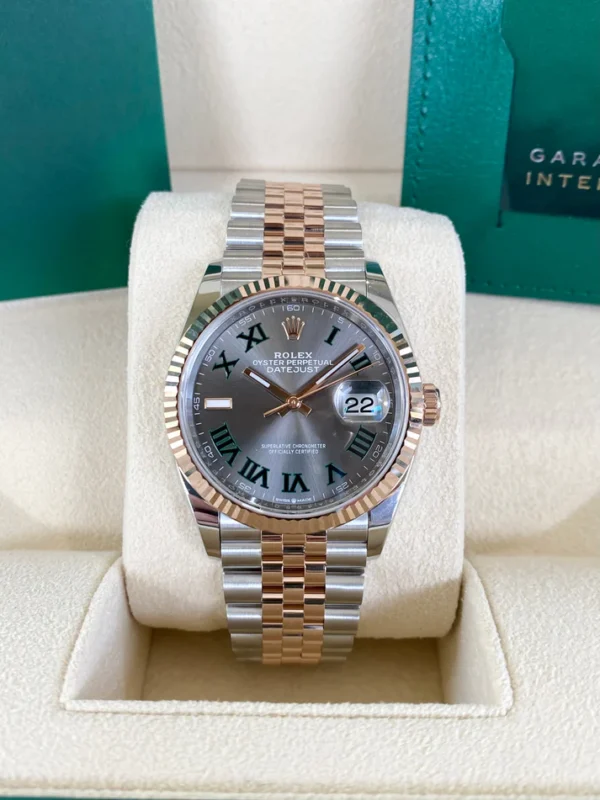 RLX Datejust 36mm 126231 Slate Dial Oyster Bracelet Watch