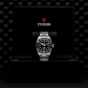 TUDOR Black Bay 41mm Black Dial & Blue Bezel Men's Automatic Bracelet Watch M79230B-0008