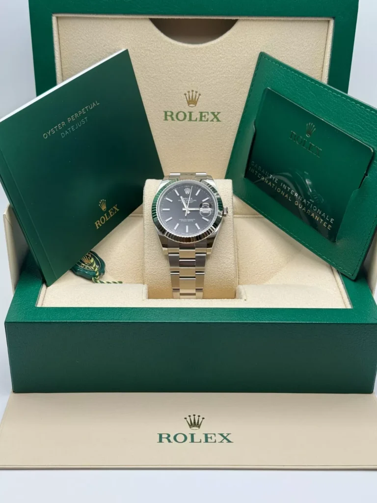 RLX Datejust Black Index Jubilee 41mm Stainless Steel - 126334