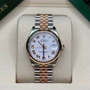 RLX Datejust m278241-0001/0002 White 31mm Dial Oyster Bracelet Watch