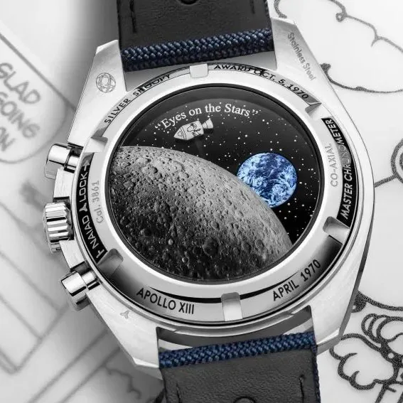 Omega 310.32.42.50.02.001 Speedmaster Chronograph Anniversary Series "Silver Snoopy Award"