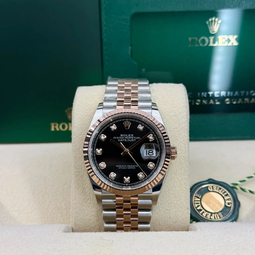 RLX Datejust 36mm 126231 Black Dial 36mm Oyster Bracelet