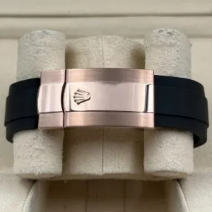 RLX Sky-Dweller 42mm Rose Gold White Dial Oysterflex - 336235