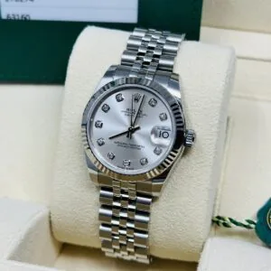 RLX Datejust m278274-0029/0030 Silver 31mm Dial Oyster Watch