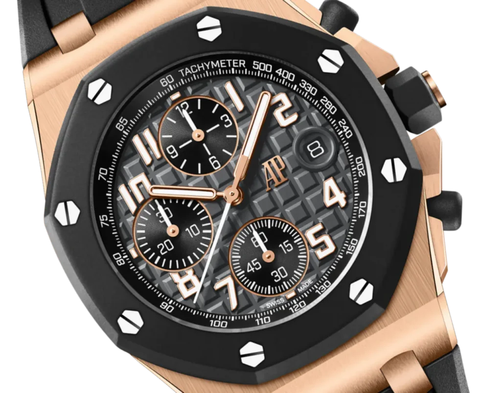 A&P OFFSHORE Pink Gold Anthracite Grey Dial CHRONOGRAPH 42mm