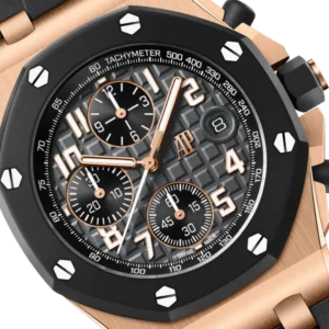 A&P OFFSHORE Pink Gold Anthracite Grey Dial CHRONOGRAPH 42mm