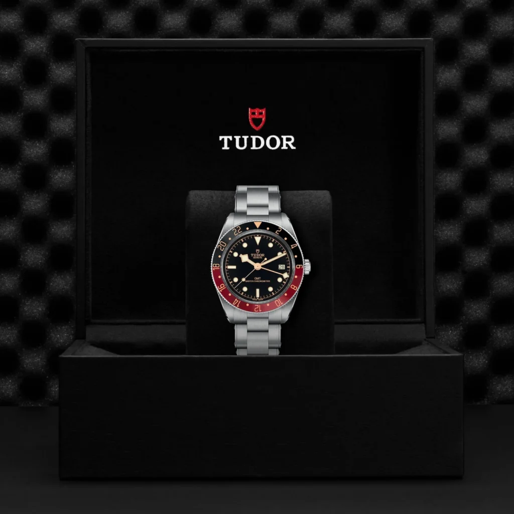 TUDOR Black Bay 58 GMT 39mm Black/Red Bezel Automatic Bracelet Watch M7939G1A0NRU-0001