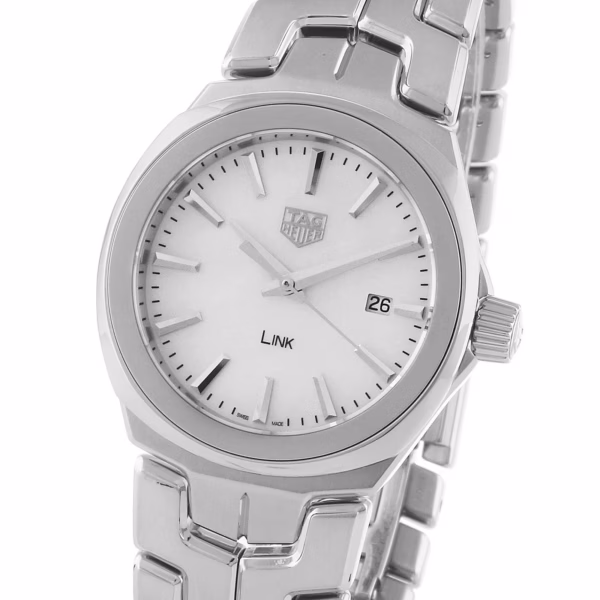 TAG Heuer Link Date Quartz Date Mother Of Pearl 32mm Ladies Watch WBC1310.BA0600