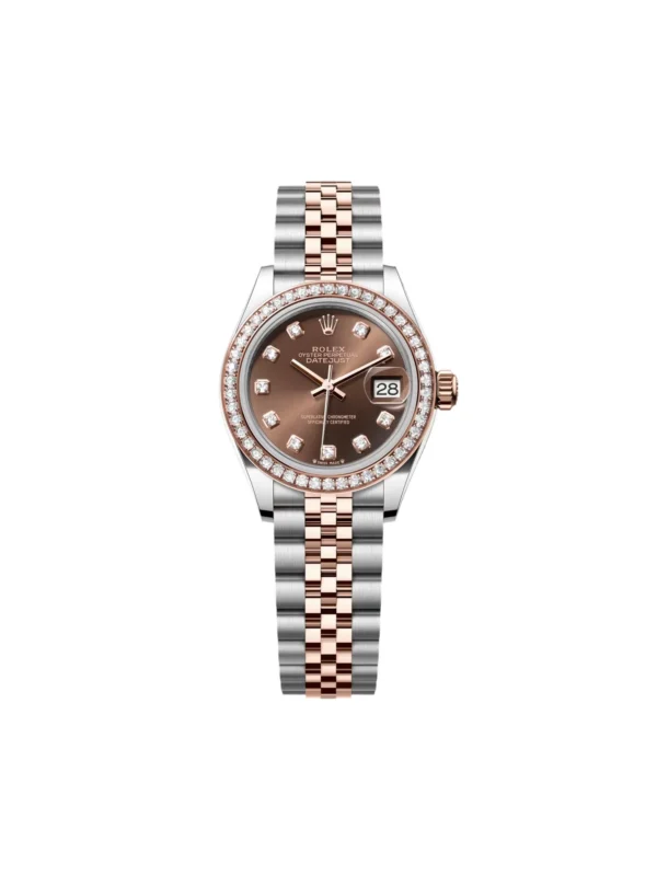 RLX Lady-Datejust 31mm 279381RBR Chocolate Diamond Dial Oyster Bracelet