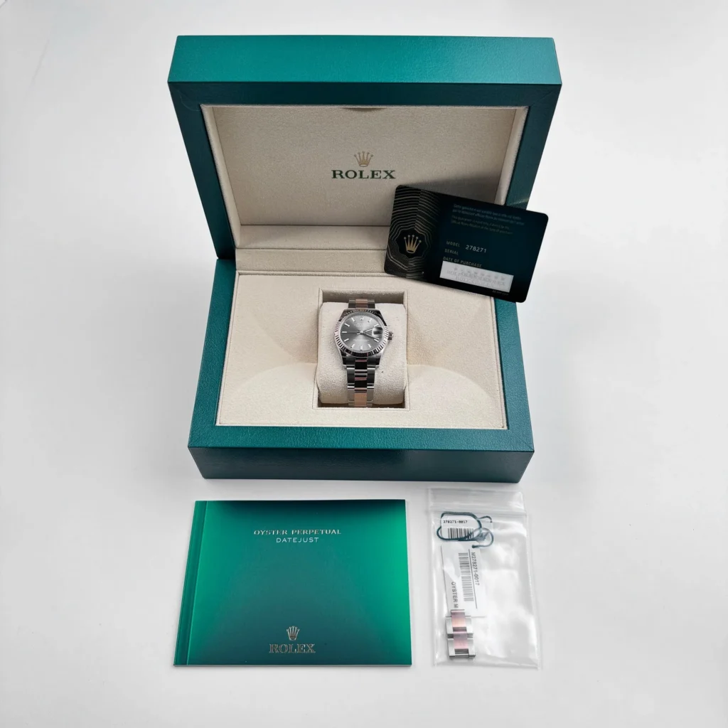 RLX Datejust 36mm 126201 Slate Dial Oyster Bracelet Watch